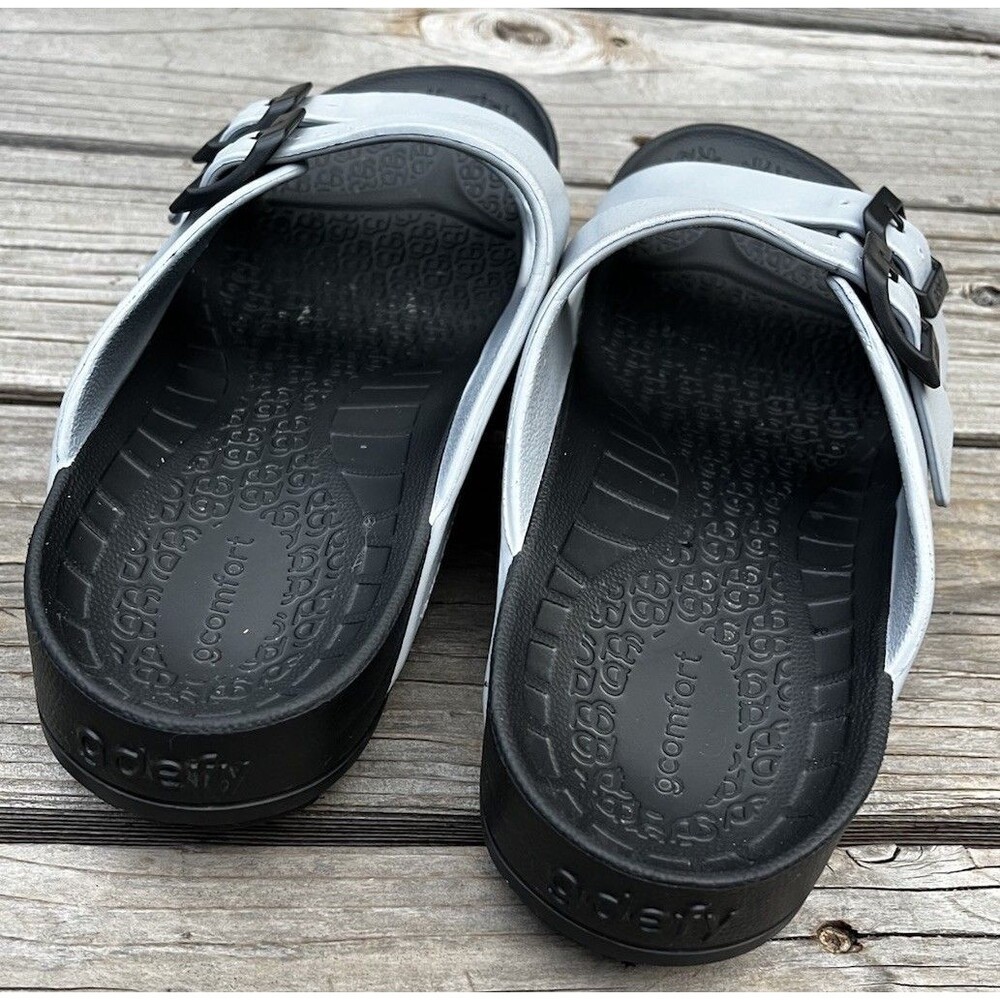 Gdefy UpBov Verso Cloud Unisex Women's 11 Men's 9 Double Strap Slide Sandals - Picture 8 of 15